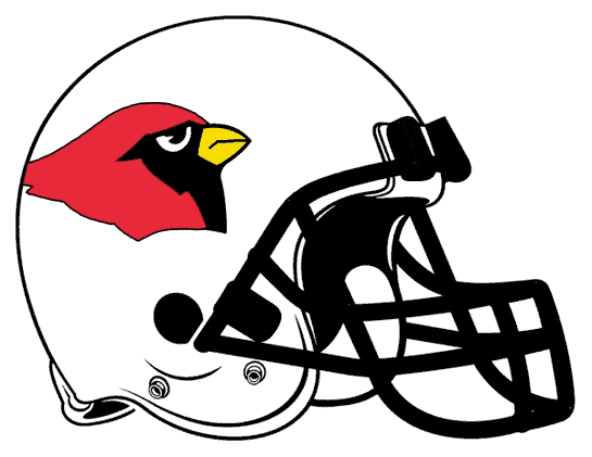 Ball State Cardinals 1985-1989 Helmet Logo iron on transfers for T-shirts